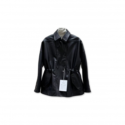 CHANEL BLACK LEATHER JACKET